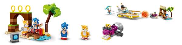 LEGO 76997 Sonic the Hedgehog Tails' Adventure Boat figures
