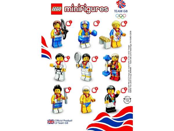 LEGO Team GB ticklist