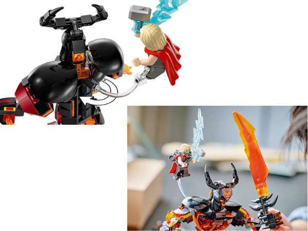 LEGO 76289 Thor vs Surtur Construction Figure