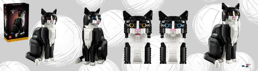 Pictures of LEGO Tuxedo Cat