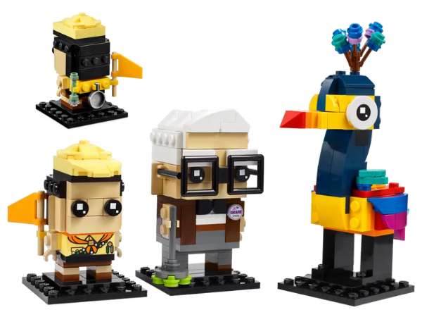 LEGO Up characters as Brickheadz