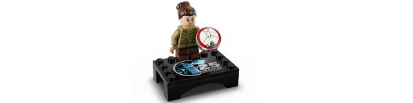LEGO Young Princess Leia minifigure with L0-LA59 Droid