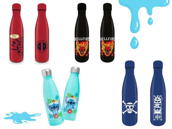 Water bottles available from Zavvi