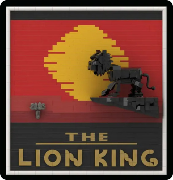 The Lion King – Movie Poster MOC