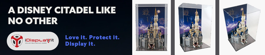 Disney Castle 71040 display case