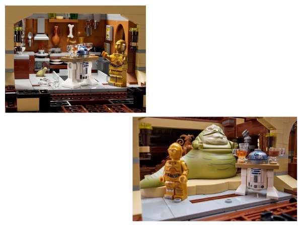 LEGO 75397 kitchen and Jabba's bed