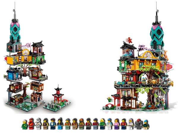 LEGO 71741 Ninjago City Gardens