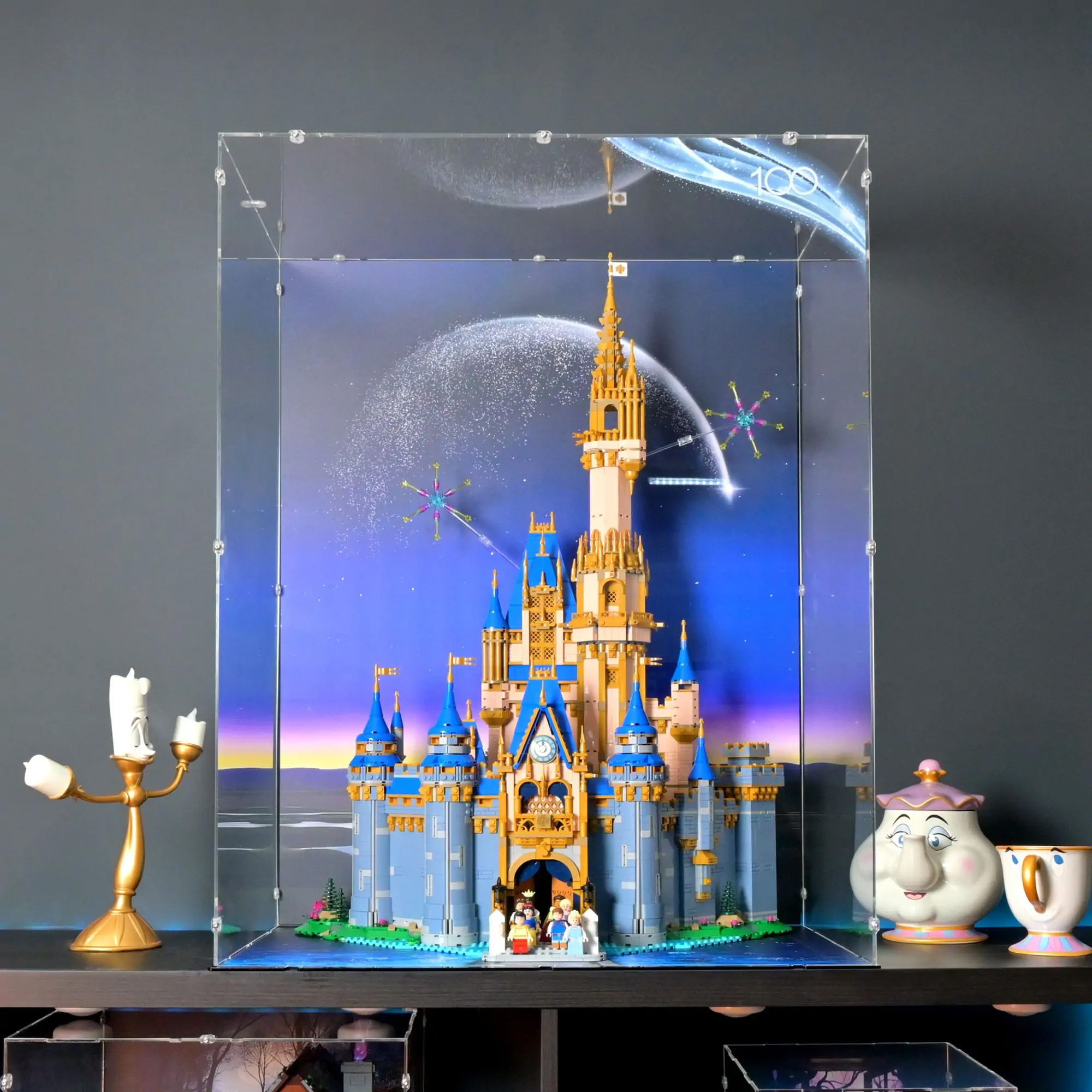 Disney Castle Display Case for LEGO 43222