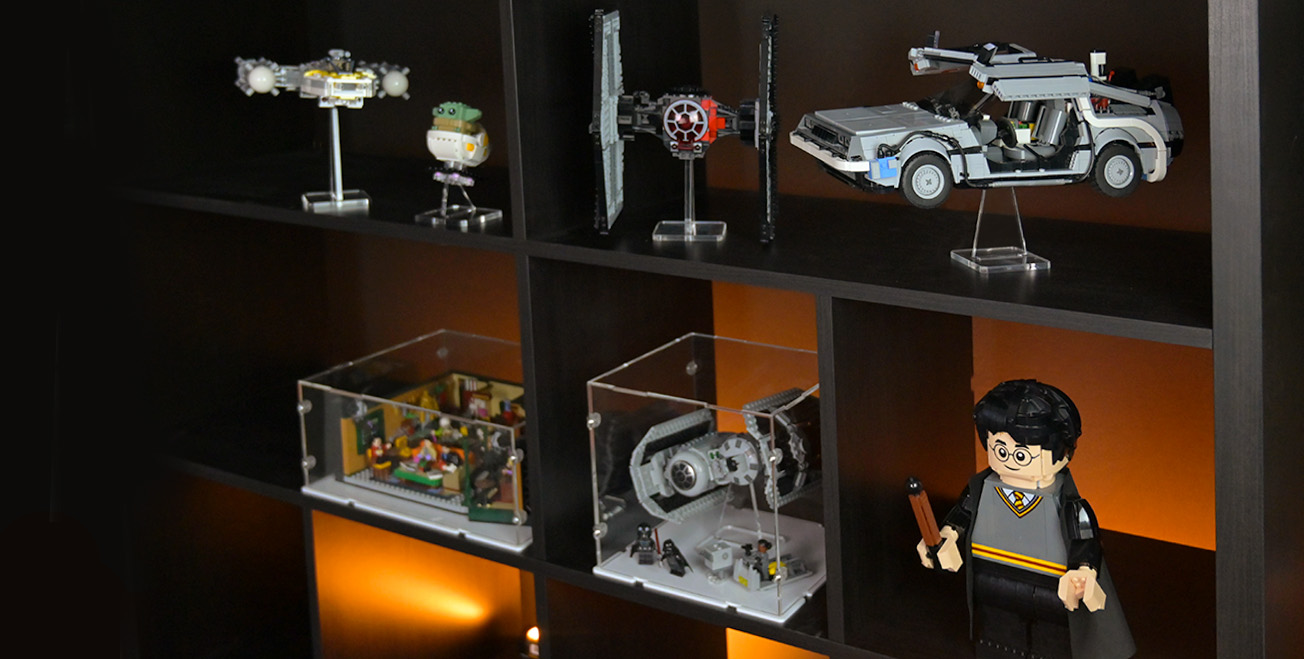 LEGO display cases