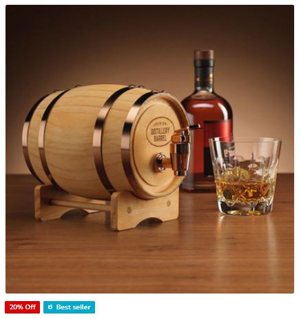 Wooden Keg Whiskey Barrel