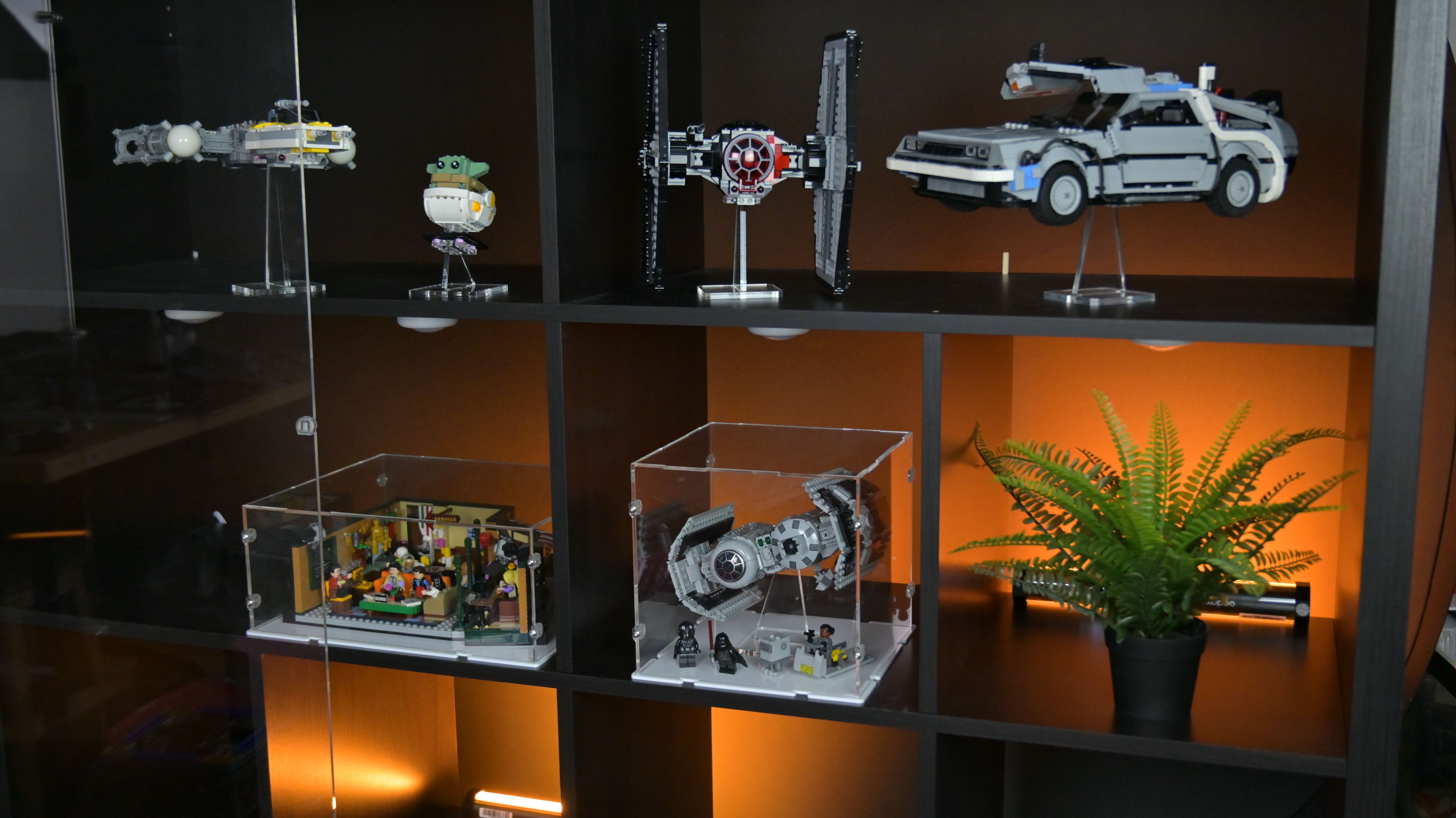 LEGO stands and storage
