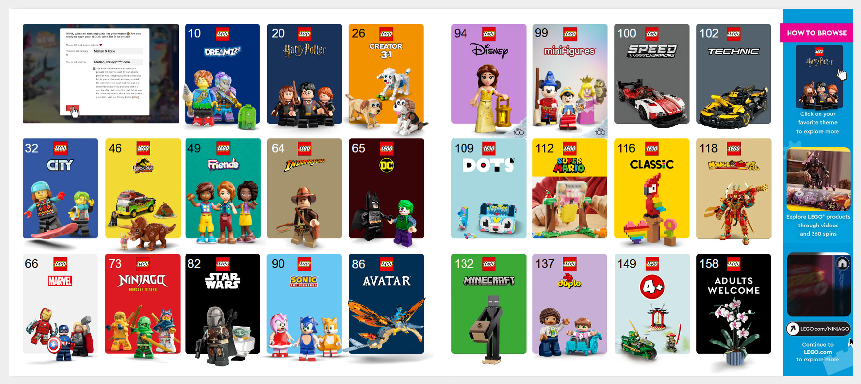 LEGO Holiday Catalogue
