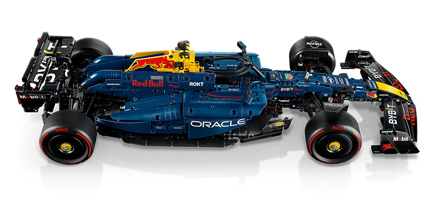 lego oracle red bull racing detailed shot