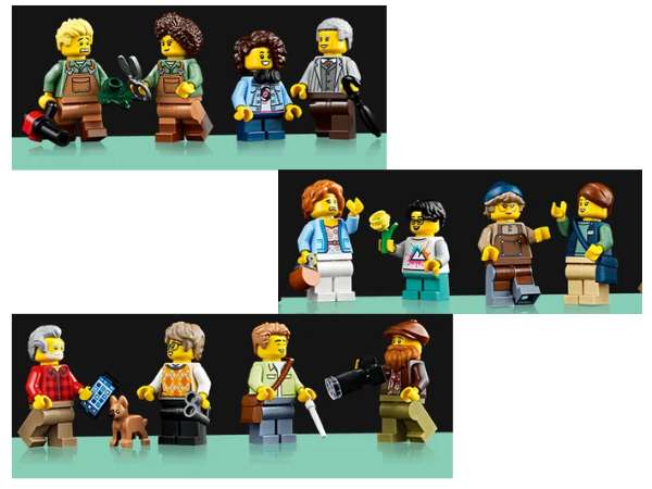 LEGO Minifigures included with 21353