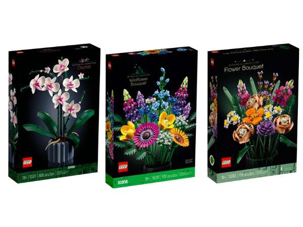 LEGO Botanical Collection boxes