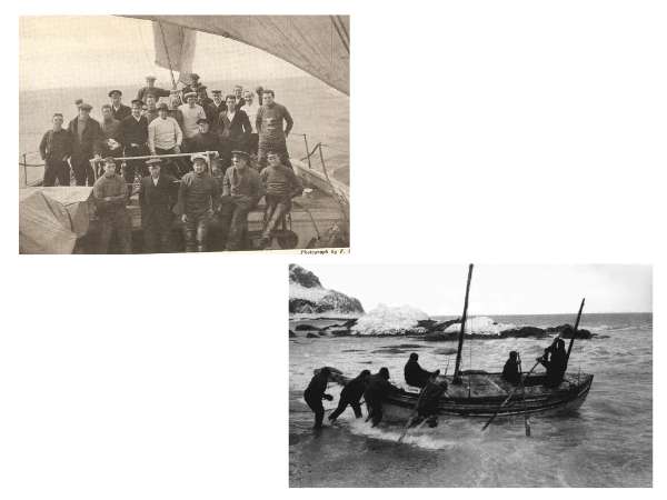 Crew of The Endurance and the James Caird boat