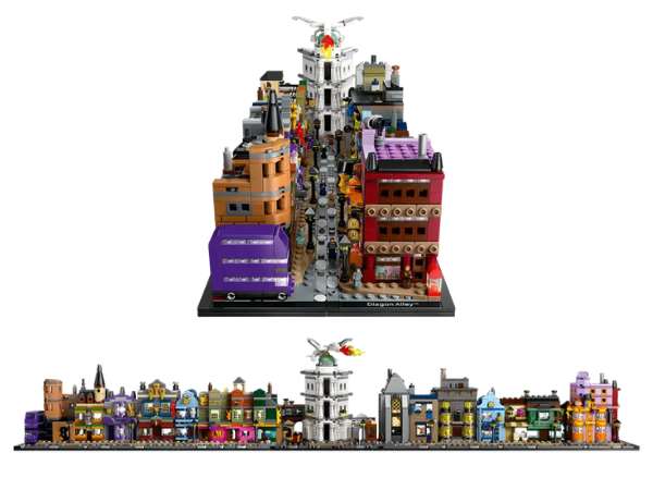 LEGO 76444 Diagon Alley Wizarding Shops