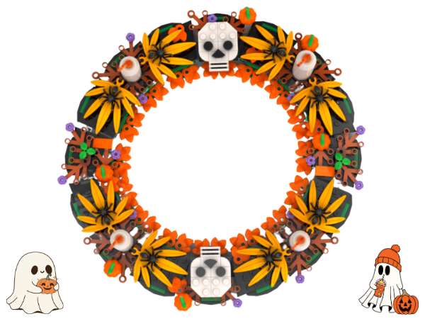 LEGO Halloween Wreath MOC