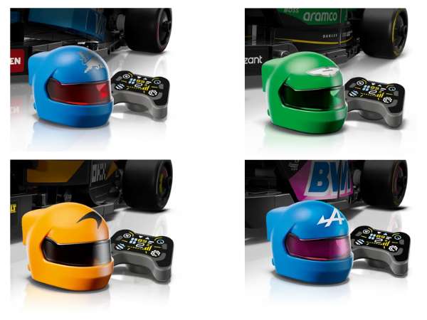 LEGO Speed Champions helmets