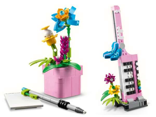 LEGO 31139 keytar and plant pot