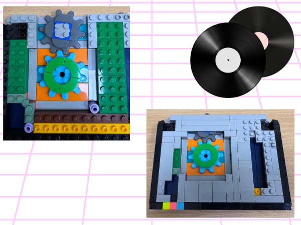 LEGO 40699 record turning mechanism