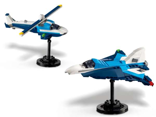 LEGO 31160 helicopter and jet plane