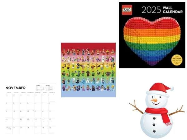 LEGO 2025 Wall Calendar