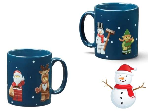 LEGO Xmas Minifigures ceramic mug