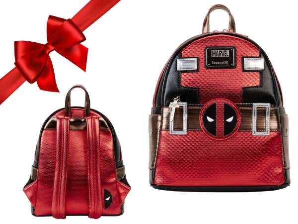 Marvel metallic Deadpool Loungefly bag