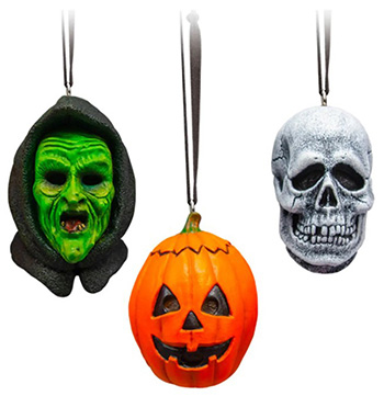 Halloween Mask Holiday Horrors Ornament Set