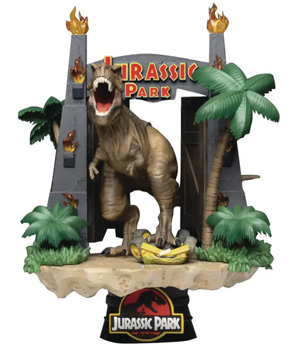 Jurassic Park Gate Diorama Prop