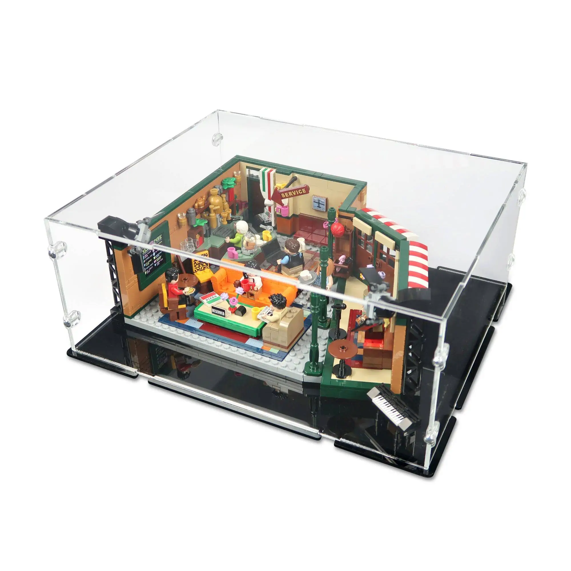 Acrylic Display Case for LEGO Friends Central Perk