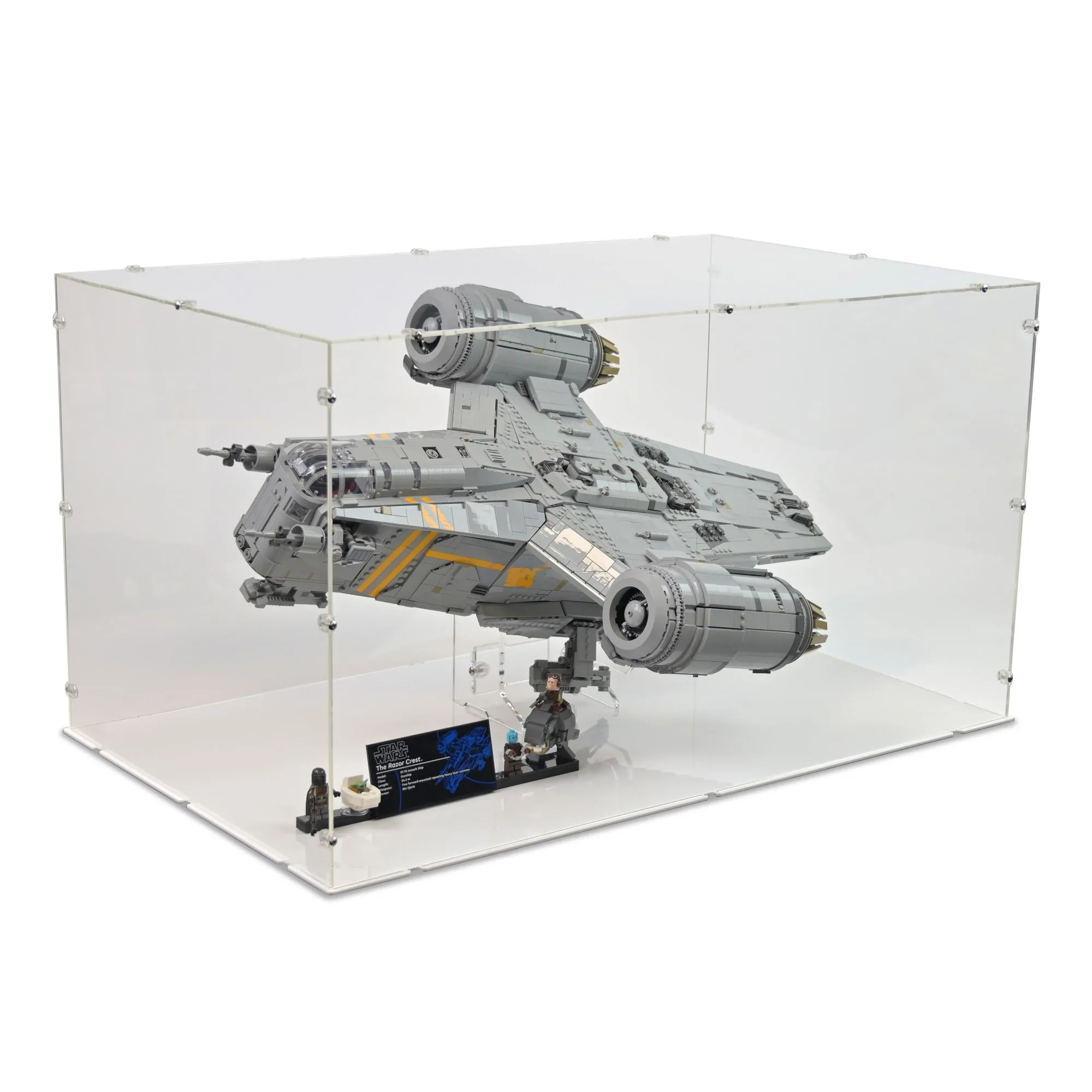 Acrylic Display Case For Lego Ucs Razor Crest Idisplayit