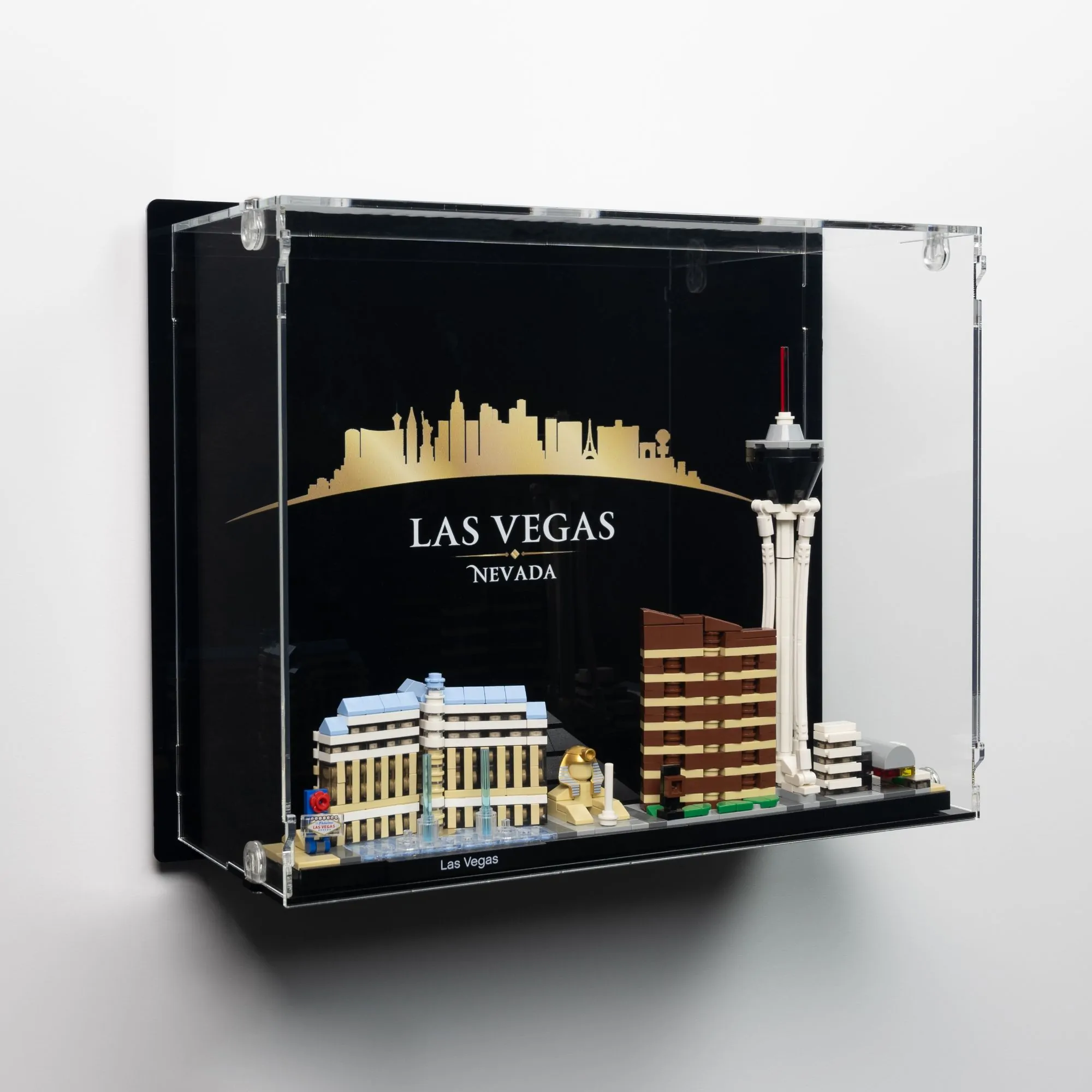 Wallmounted Display Case for LEGO Las Vegas | iDisplayit