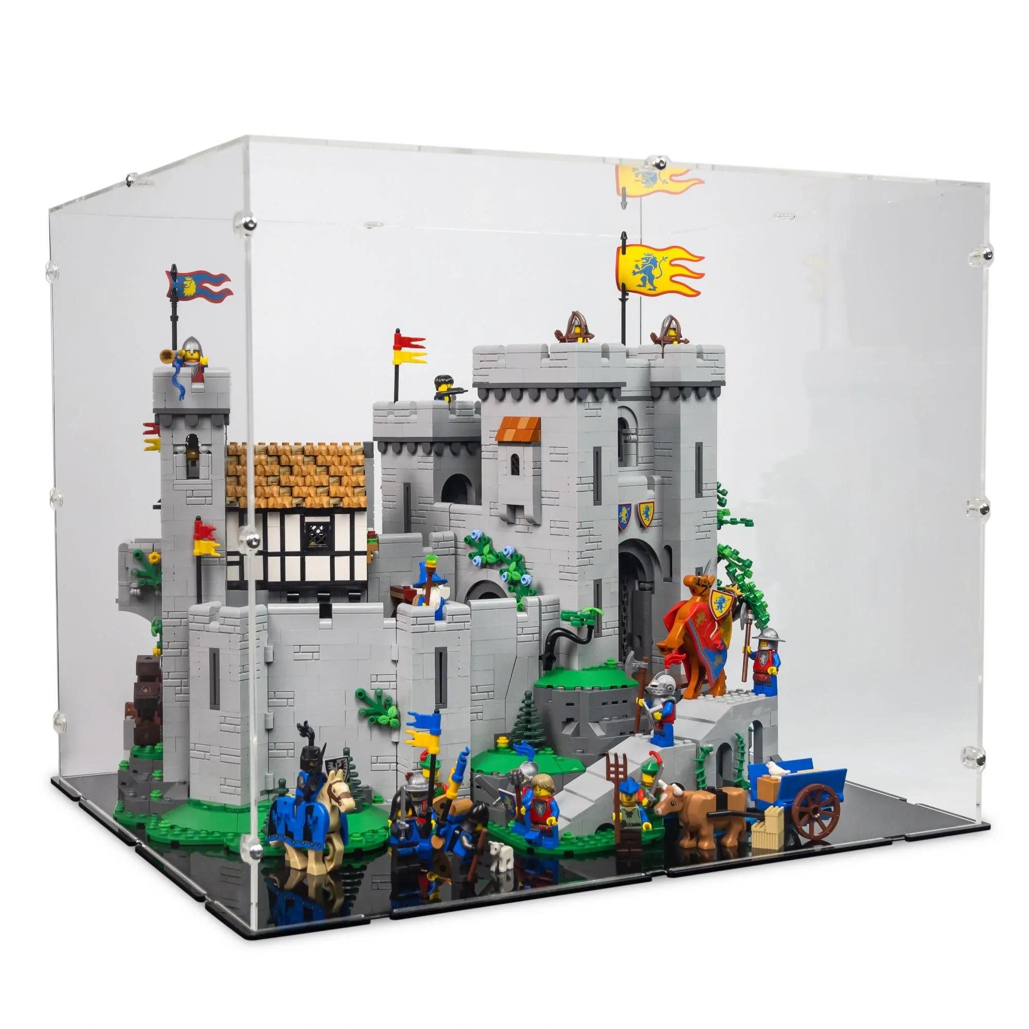 Vitrine Plexiglas pour LEGO® 10305 Le château des Chevaliers du Lio