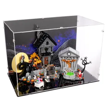 nightmare before christmas lego set in bespoke display case