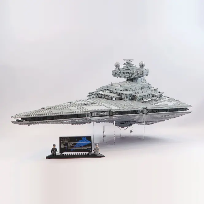 lego ucs isd 75252 flat transparent stand