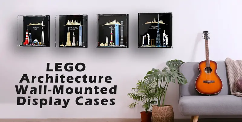 See Our New LEGO Architecture Wall-Mounted Display Case Range