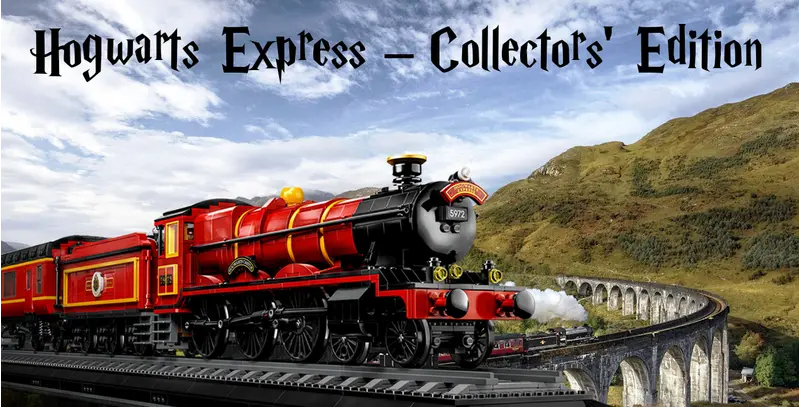 Harry Potter Hogwarts Express 3 Pcs Luggage Set Black